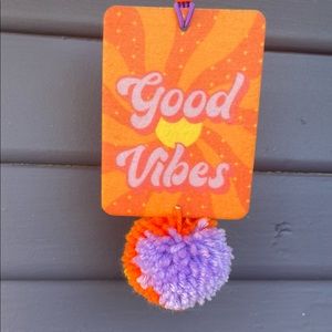 Good vibes car air freshener